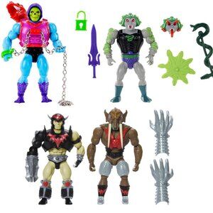 New Masters of the Universe Skelator Snake Face Hordak & Grizzlor 5.4'' Figures